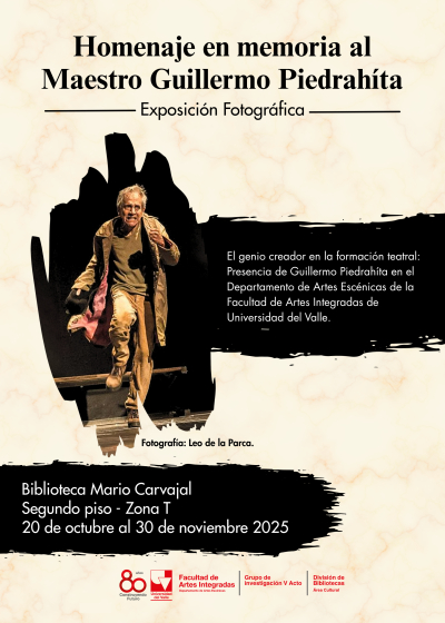 Homenaje en memoria a Guillermo Piedrahíta
